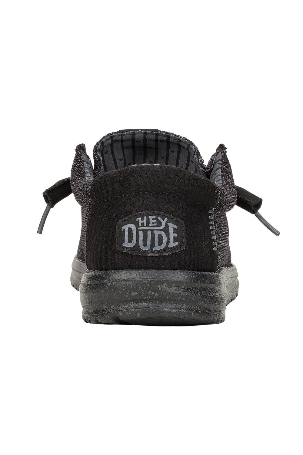 HEYDUDE Men’s Wally Stretch Sox Shoes in Black