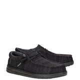 HEYDUDE Men’s Wally Stretch Sox Shoes in Black