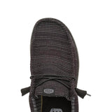 HEYDUDE Men’s Wally Stretch Sox Shoes in Black