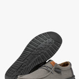 Hey Dude Shoes Men’s Wally Washed Canvas Shoes in Charcoal