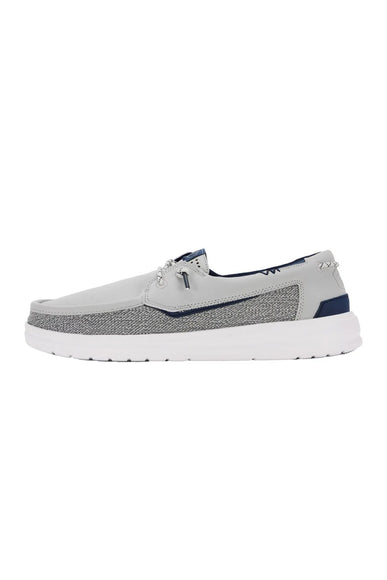 HEYDUDE Men’s Welsch Grip Classic Mesh Shoes in Grey