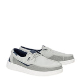 HEYDUDE Men’s Welsch Grip Classic Mesh Shoes in Grey