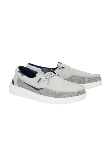 HEYDUDE Men’s Welsch Grip Classic Mesh Shoes in Grey