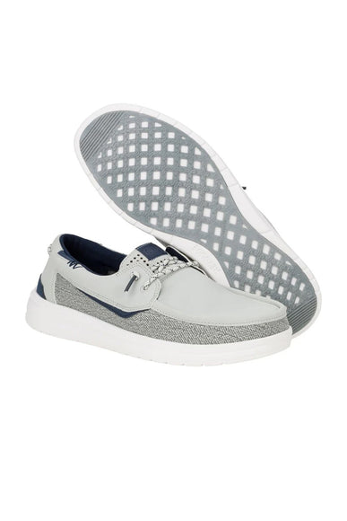 HEYDUDE Men’s Welsch Grip Classic Mesh Shoes in Grey