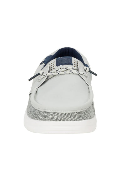 HEYDUDE Men’s Welsch Grip Classic Mesh Shoes in Grey