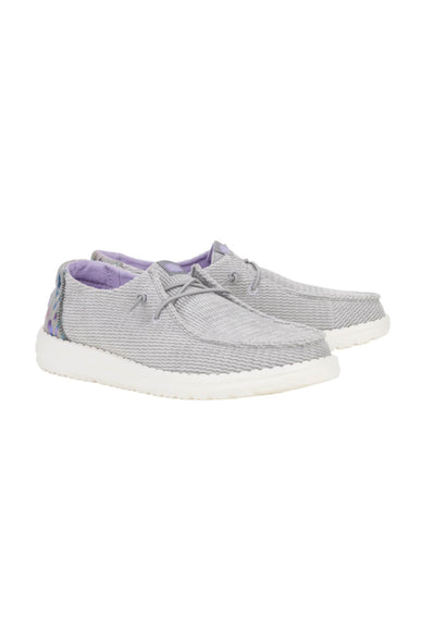 HEYDUDE Women’s Wendy Corduroy Leo Shoes in Grey