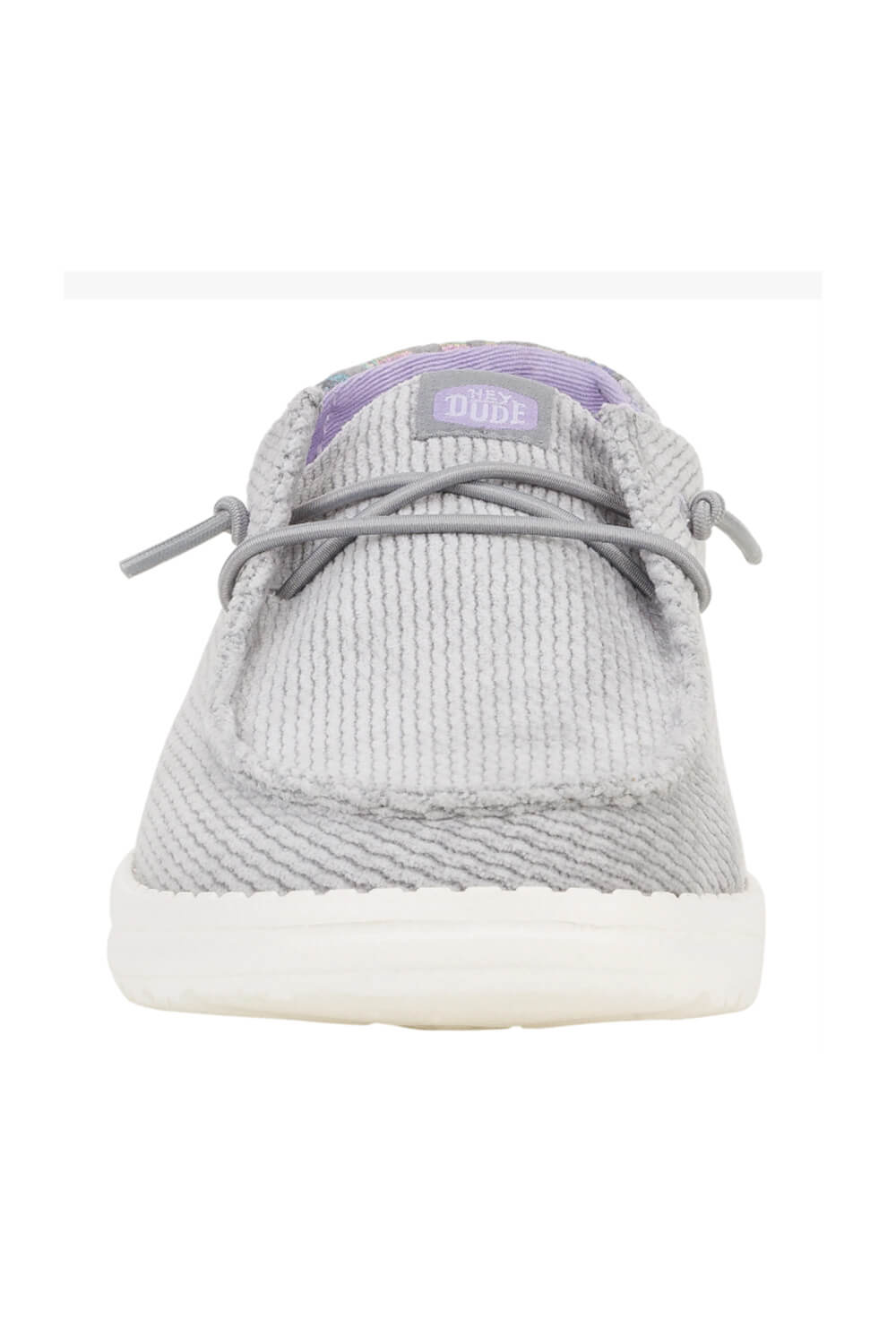 HEYDUDE Women's Wendy Corduroy Leo Shoes in Grey | 41915-030