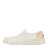HEYDUDE Women’s Wendy Espadrille Woven Shoes in White