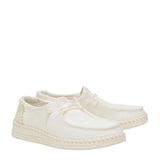 HEYDUDE Women’s Wendy Espadrille Woven Shoes in White