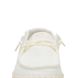 HEYDUDE Women’s Wendy Espadrille Woven Shoes in White