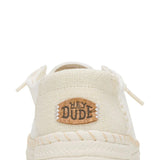 HEYDUDE Women’s Wendy Espadrille Woven Shoes in White