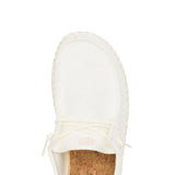 HEYDUDE Women’s Wendy Espadrille Woven Shoes in White
