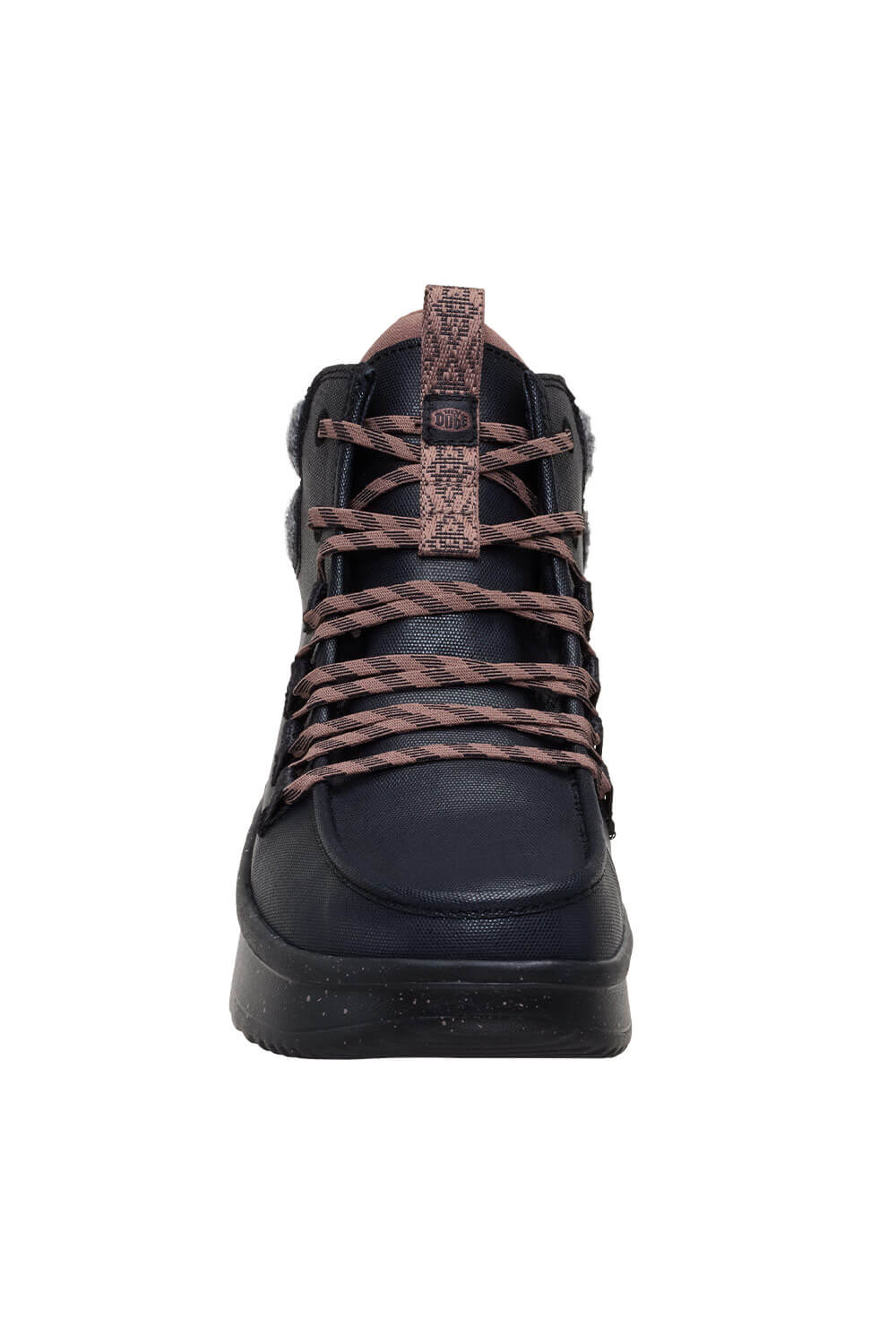 HEYDUDE Women’s Wendy Peak Apres Coated Canvas in Black