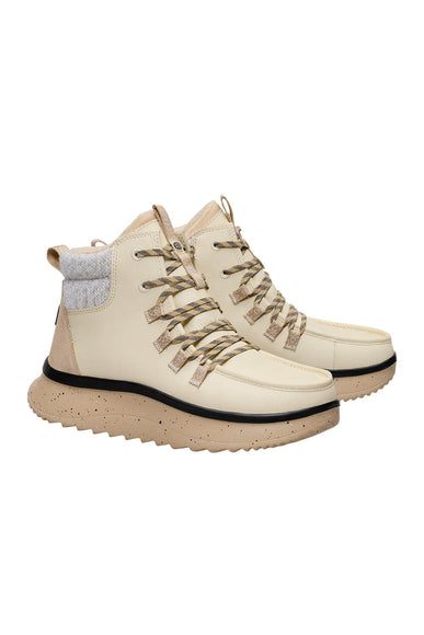 HEYDUDE Women’s Wendy Peak Apres Coated Canvas in Walnut 