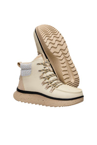 HEYDUDE Women’s Wendy Peak Apres Coated Canvas in Walnut 