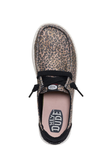 HEYDUDE Women’s Wendy Sparkle Animal Shoes in Leopard