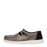 HEYDUDE Women’s Wendy Sparkle Animal Shoes in Leopard