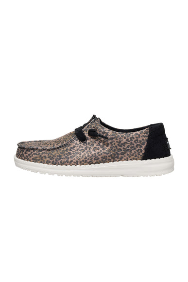 HEYDUDE Women’s Wendy Sparkle Animal Shoes in Leopard