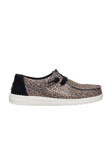 HEYDUDE Women’s Wendy Sparkle Animal Shoes in Leopard