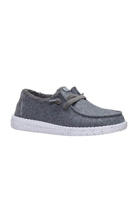 HEYDUDE Women’s Wendy Wool Cozy Shoes in Charcoal 