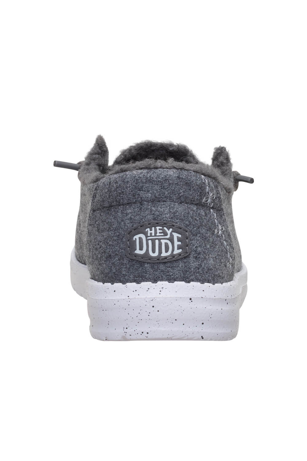 HEYDUDE Women’s Wendy Wool Cozy Shoes in Charcoal 
