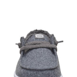 HEYDUDE Women’s Wendy Wool Cozy Shoes in Charcoal 