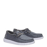 HEYDUDE Women’s Wendy Wool Cozy Shoes in Charcoal 