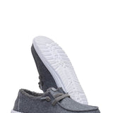 HEYDUDE Women’s Wendy Wool Cozy Shoes in Charcoal 