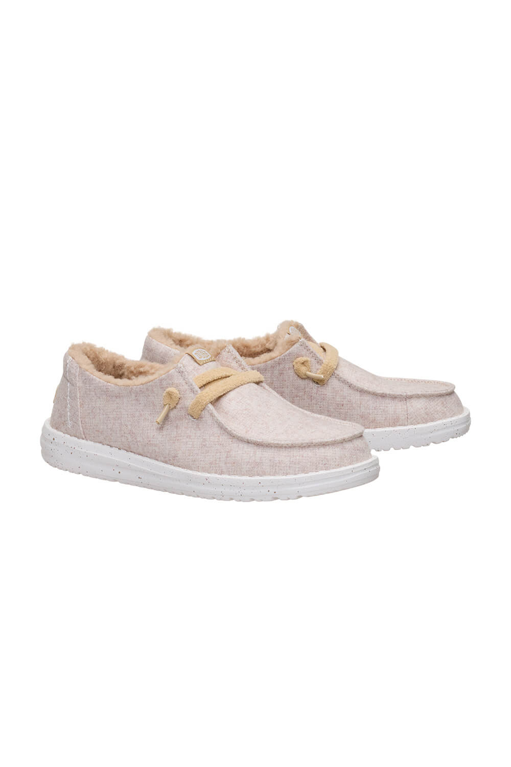 HEYDUDE Women’s Wendy Wool Cozy Shoes in Oatmeal