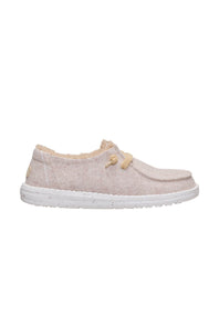 HEYDUDE Women’s Wendy Wool Cozy Shoes in Oatmeal