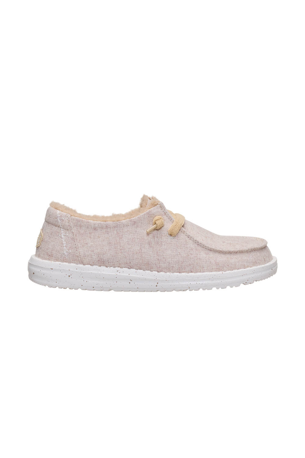 HEYDUDE Women’s Wendy Wool Cozy Shoes in Oatmeal
