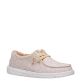 HEYDUDE Women’s Wendy Wool Cozy Shoes in Oatmeal