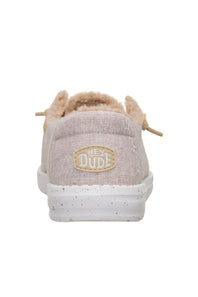 HEYDUDE Women’s Wendy Wool Cozy Shoes in Oatmeal