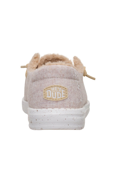 HEYDUDE Women’s Wendy Wool Cozy Shoes in Oatmeal