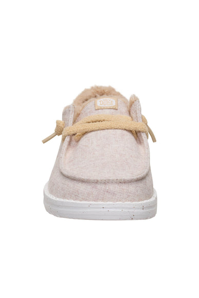 HEYDUDE Women’s Wendy Wool Cozy Shoes in Oatmeal