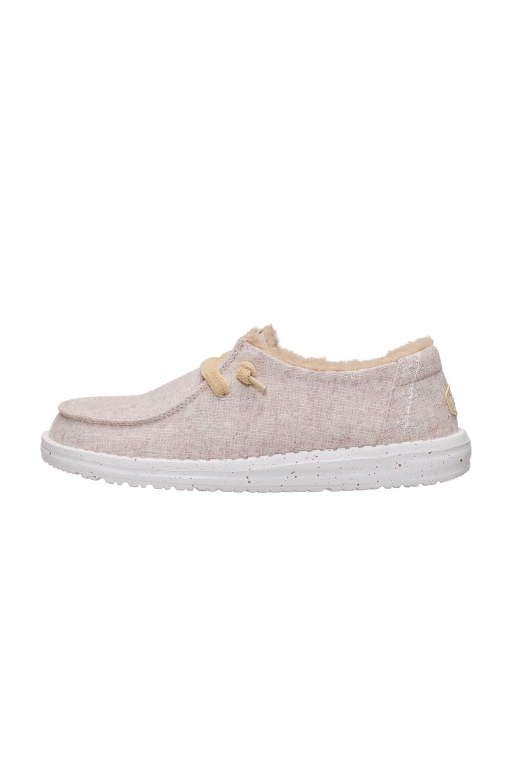 HEYDUDE Women’s Wendy Wool Cozy Shoes in Oatmeal