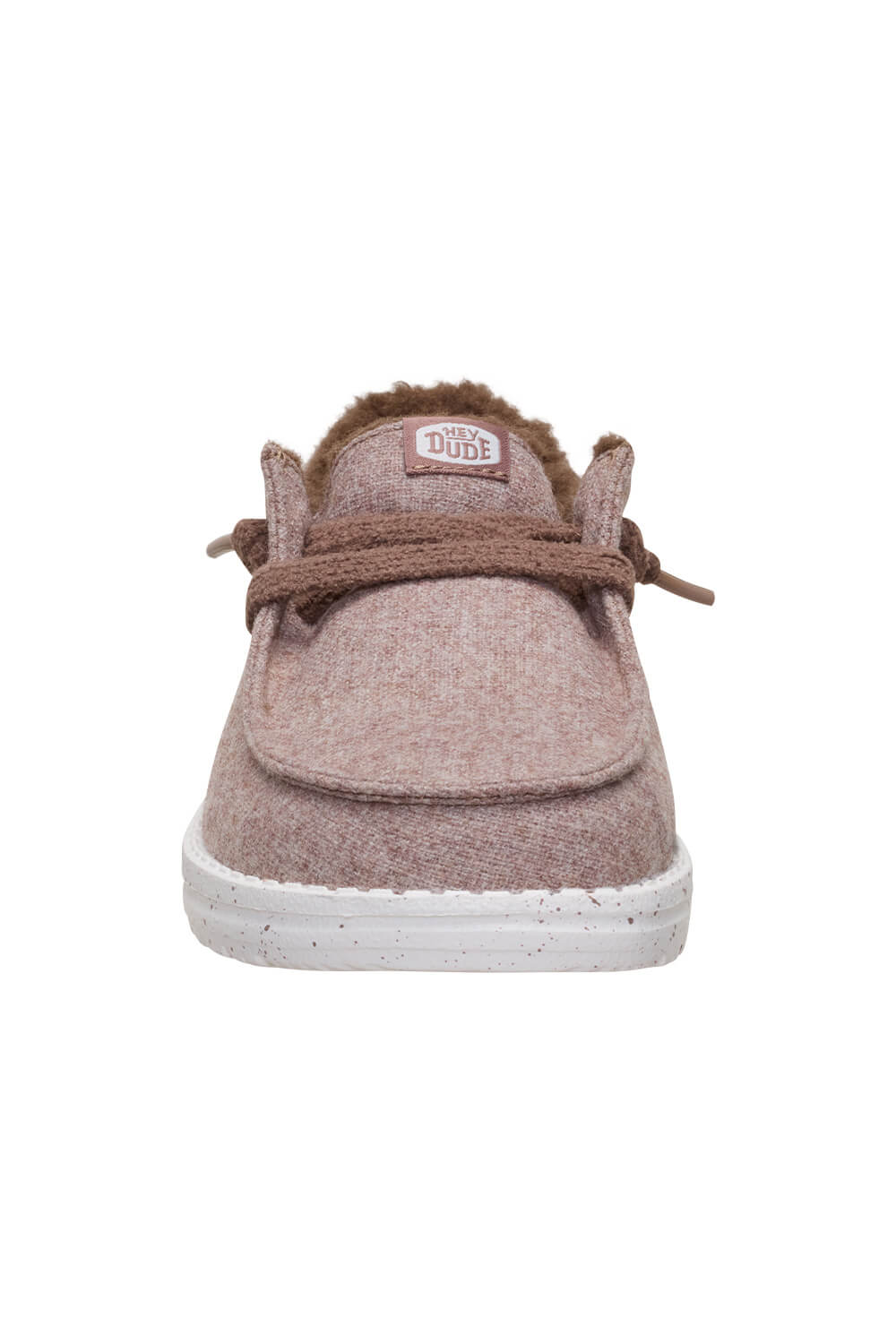 HEYDUDE Women’s Wendy Wool Cozy Shoes in Walnut