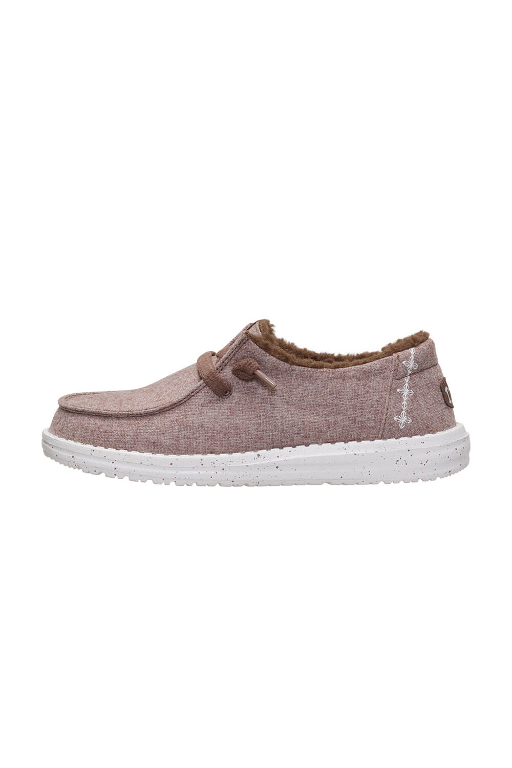 HEYDUDE Women’s Wendy Wool Cozy Shoes in Walnut