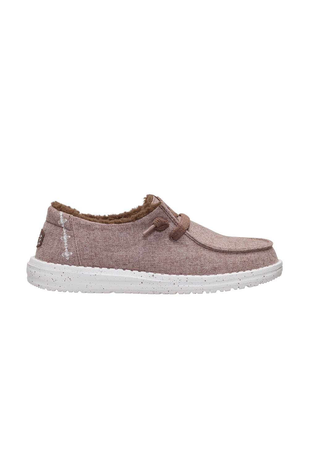 HEYDUDE Women’s Wendy Wool Cozy Shoes in Walnut