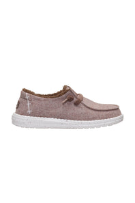 HEYDUDE Women’s Wendy Wool Cozy Shoes in Walnut