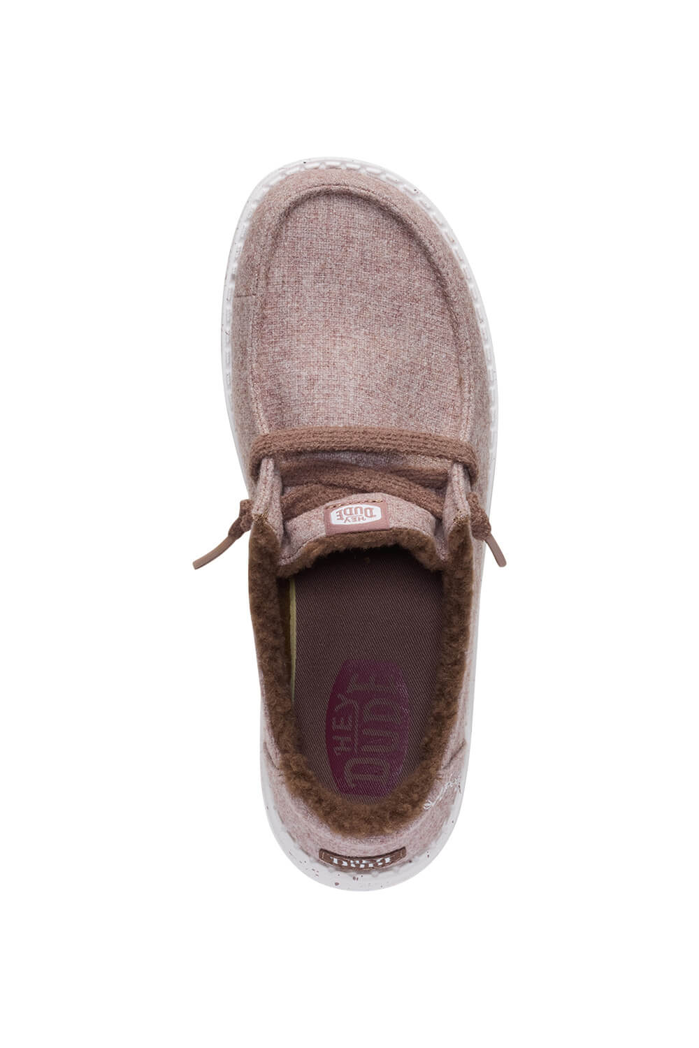 HEYDUDE Women’s Wendy Wool Cozy Shoes in Walnut