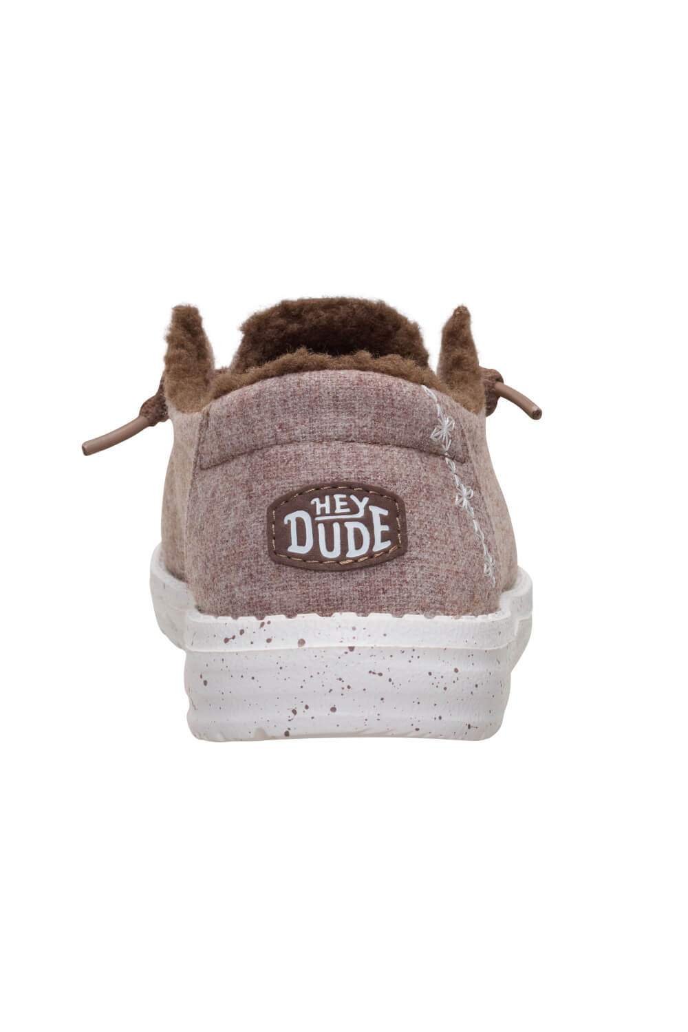 HEYDUDE Women’s Wendy Wool Cozy Shoes in Walnut