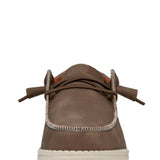 HEYDUDE Men’s Wally Fabricated Leather Shoes in Tan