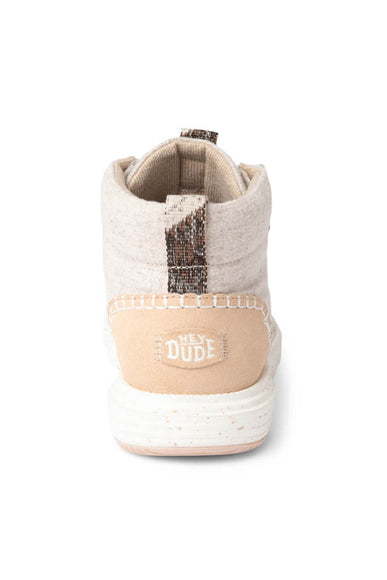 HEYDUDE Women’s Reyes Lace Up Wool Booties in Grey