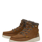 HEYDUDE Men’s Brandley Leather Boots in Cognac
