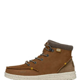 HEYDUDE Men’s Brandley Leather Boots in Cognac