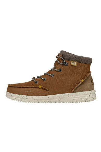 HEYDUDE Men’s Brandley Leather Boots in Cognac