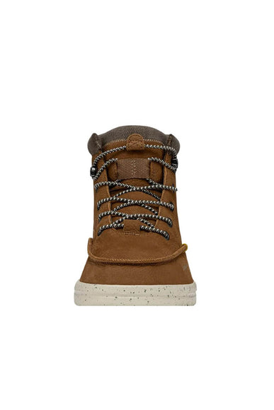 HEYDUDE Men’s Brandley Leather Boots in Cognac