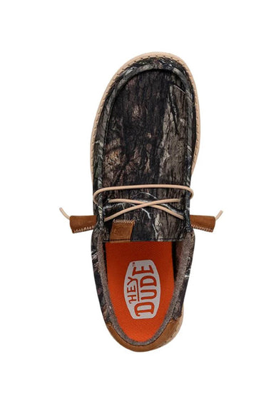 HEYDUDE Men’s Wally Mossy Oak Country DNA Shoes in Camo