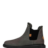 HEYDUDE Men’s Branson Craft Leather Chelsea Boots in Grey